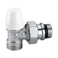 Kit termostatico a squadra completo allacci multistrato 20x2 Caleffi per termosifoni