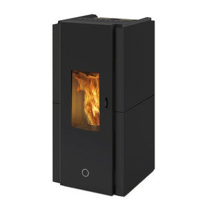 Stufa a pellet EK63 ZONE80 - gruppo Edilkamin -  7,6 kW ad aria Nero 