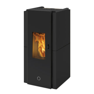 Stufa a pellet EK63 ZONE80 - gruppo Edilkamin -  7,6 kW ad aria Nero 