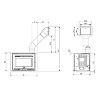 Kit caricamento pellet a botola per inserto EK63 PELLEK80 e PELLEK110+ EVO2 EK63