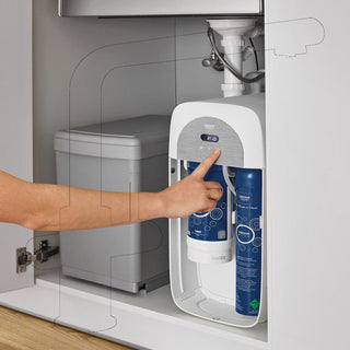 Depuratore acqua Grohe Blue Home set miscelatore lavello cucina + filtro e frigo