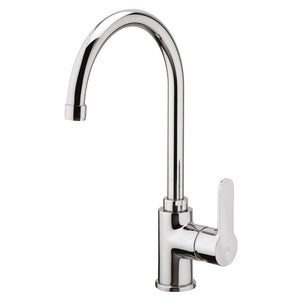 Miscelatore lavello Paffoni BLU180 con canna tubo ombrello orientabile
