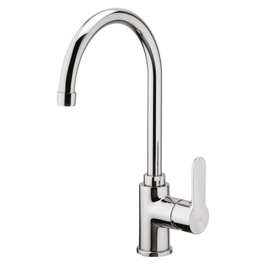 Miscelatore lavello Paffoni BLU180 con canna tubo ombrello orientabile
