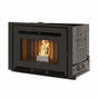 Inserto a pellet per camino PELLEK80 EVO2 EK63 - gruppo Edilkamin - 8 kW ad aria WiFi