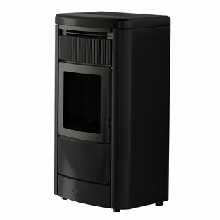 Stufa a pellet EK63 MONDAY150++ - gruppo Edilkamin - 15 kW ad aria canalizzata WiFi Grigio scuro