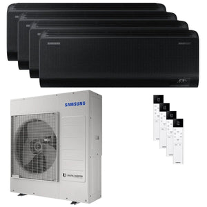 Condizionatore Samsung Windfree Black quadri split 9000+12000+12000+12000 BTU inverter A++ wifi unità esterna 10 kW