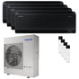 Condizionatore Samsung Windfree Black quadri split 12000+12000+12000+12000 BTU inverter A++ wifi unità esterna 10 kW