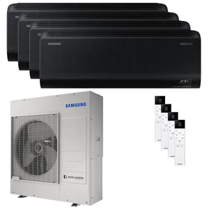 Condizionatore Samsung Windfree Black quadri split 9000+12000+12000+12000 BTU inverter A++ wifi unità esterna 10 kW Samsung