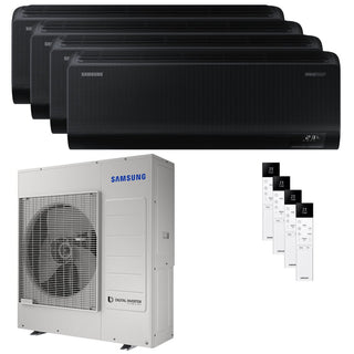 Condizionatore Samsung Windfree Black quadri split 12000+12000+12000+12000 BTU inverter A++ wifi unità esterna 10 kW Samsung