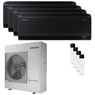 Condizionatore Samsung Windfree Black quadri split 12000+12000+12000+12000 BTU inverter A++ wifi unità esterna 10 kW Samsung