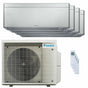 Condizionatore Daikin Stylish Silver quadri split 9000+9000+9000+9000 BTU inverter A++ wifi unità esterna 6.8 kW Daikin