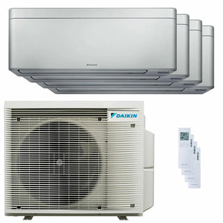 Condizionatore Daikin Stylish Silver quadri split 9000+9000+12000+18000 BTU inverter A++ wifi unità esterna 7.4 kW Daikin