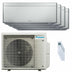 Condizionatore Daikin Stylish Silver quadri split 9000+9000+12000+12000 BTU inverter A++ wifi unità esterna 7.4 kW Daikin