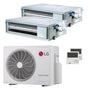 Condizionatore LG Canalizzabile CL dual split 9000+24000 BTU inverter A+++  unità esterna 6.15 kW