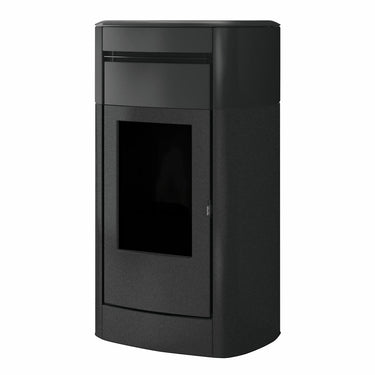 Stufa a pellet Edilkamin Vyda2 H 22 Up 22,8 kW Idro WiFi Grigio scuro