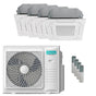 Condizionatore Hisense Cassetta ACT quadri split 9000+9000+12000+18000 BTU inverter A++  unità esterna 10 kW Hisense
