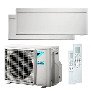Condizionatore Daikin Stylish dual split 5000+5000 BTU inverter A+++ wifi unità esterna 4,0 kW
