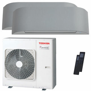 Condizionatore Toshiba Haori dual split 16000+16000 BTU inverter A++ wifi unità esterna 10 kW