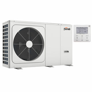Pompa di calore aria acqua Ferroli Omnia M 3.2 HI9 14,5 kW Monoblocco Trifase Inverter R32 A++ - CON RESISTENZA ELETTRICA INTEGRATA