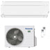 Condizionatore Panasonic Etherea dual split 12000+12000 BTU inverter A+++ wifi unità esterna 5 kW Bianco Opaco Panasonic