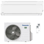 Condizionatore Panasonic Etherea dual split 9000+9000 BTU inverter A+++ wifi unità esterna 4.1 kW Bianco Opaco Panasonic