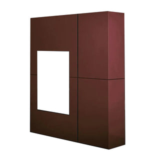 Stufa a pellet Edilkamin Blade2 12 Up bordeaux 12 kW aria canalizzabile wifi Edilkamin