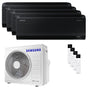 Condizionatore Samsung Windfree Black quadri split 7000+9000+12000+12000 BTU inverter A++ wifi unità esterna 8 kW