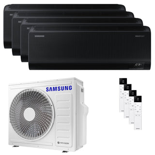 Condizionatore Samsung Windfree Black quadri split 9000+9000+9000+12000 BTU inverter A++ wifi unità esterna 8 kW Samsung