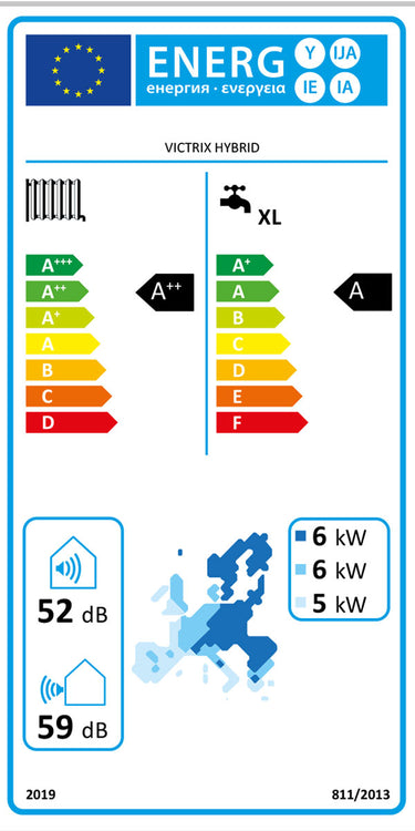 Sistema ibrido pompa di calore integrata con caldaia a condensazione Immergas Victrix Hybrid metano 4 kW