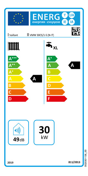 Caldaia Vaillant ecoTEC plus VMW 30 CS/1-5 a condensazione camera stagna 30 kW metano