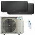 Condizionatore Daikin Stylish Total Black dual split 9000+12000 BTU inverter A++ wifi unità esterna 4 kW Daikin