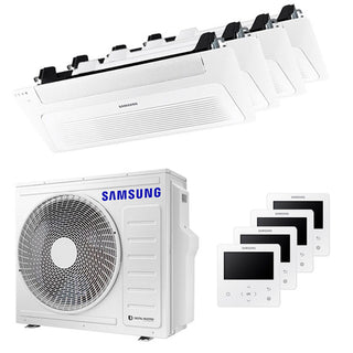 Condizionatore Samsung Cassetta WindFree 1 Via quadri split 9000+9000+9000+9000 BTU inverter A++ unità esterna 8,0 kW Samsung