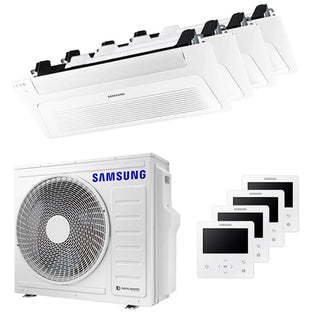 Condizionatore Samsung Cassetta WindFree 1 Via quadri split 9000+9000+9000+9000 BTU inverter A++ unità esterna 8,0 kW Samsung