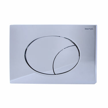 Placca Bampi FLOW cromata con doppio tasto