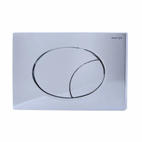 Placca Bampi FLOW cromata con doppio tasto Bampi