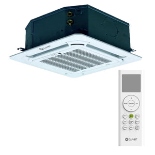 Clivet cassetta 4 vie 9000 BTU condizionatore inverter  A++ con telecomando - gas R32 Clivet