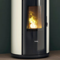 Stufa a pellet Cadel Sound 5 UP ad aria 5,5 kW - WiFi BIANCO