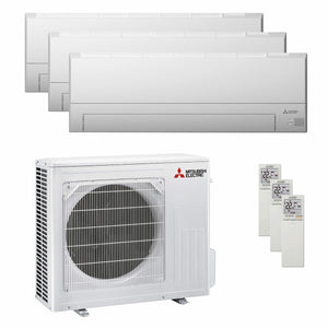 Condizionatore Mitsubishi Electric Serie BT trial split 9000+12000+12000 BTU R32 Inverter A++ WiFi unità esterna 5.4 kW