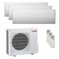 Condizionatore Mitsubishi Electric Serie BT trial split 9000+9000+12000 BTU R32 Inverter A++ WiFi unità esterna 5.4 kW