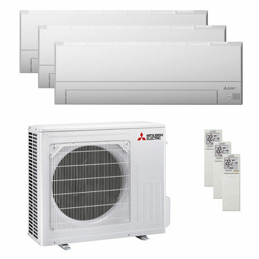 Condizionatore Mitsubishi Electric Serie BT trial split 9000+12000+12000 BTU R32 Inverter A++ WiFi unità esterna 5.4 kW
