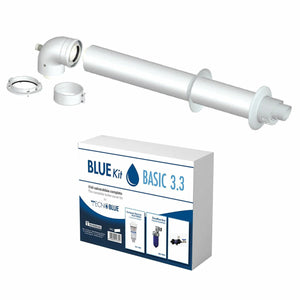 Kit installazione caldaia con scarico fumi coassiale universale, defangatore, dosatore di polifosfati e cartuccia neutralizzante