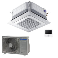 Condizionatore Samsung Cassetta 4 Vie Mini WindFree commerciale 12000 BTU inverter A++ unità esterna 3,5 kW