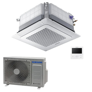 Condizionatore Samsung Cassetta 4 Vie Mini WindFree commerciale 9000 BTU inverter A++ unità esterna 2,6 kW Samsung