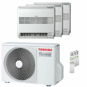 Condizionatore Toshiba Console J2 trial split 9000+9000+9000 BTU inverter A+++  unità esterna 5.2 kW