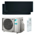 Condizionatore Daikin Stylish dual split 5000+15000 BTU inverter A+++ wifi unità esterna 5,0 kW Daikin