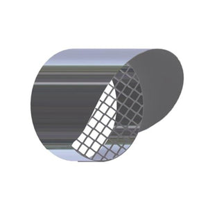 Griglia aspirazione antintrusione con parapioggia per scarico fumi caldaia a condensazione diam. 80 mm. inox Stabile