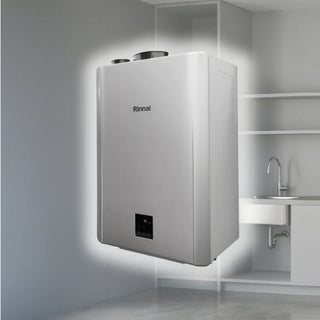 Scaldabagno istantaneo a gas Rinnai Infinity Sensei NB 26 a condensazione interno/esterno 26/35 l/min