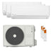 Condizionatore Clivet EZCool trial split 12000+12000+12000 BTU inverter A++  unità esterna 7.9 kW