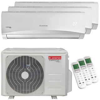 Condizionatore Ariston PRIOS R32 trial split 9000+12000+12000 BTU inverter A++ unità esterna 8 kW