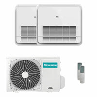 Condizionatore Hisense Console AKT dual split 9000+9000 BTU inverter A++  unità esterna 4.1 kW Hisense